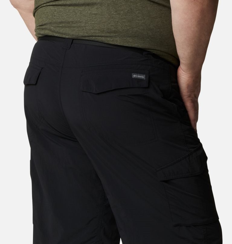 Men's Columbia Silver Ridge Cargo Shorts Black | Plus Size CA-X3LA4